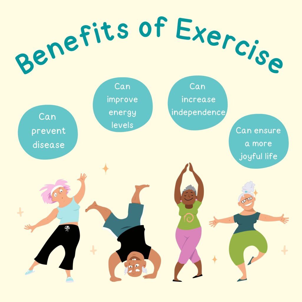 Benefits Of Physical Exercises For The Elderly – The Wildflower Of Rigby